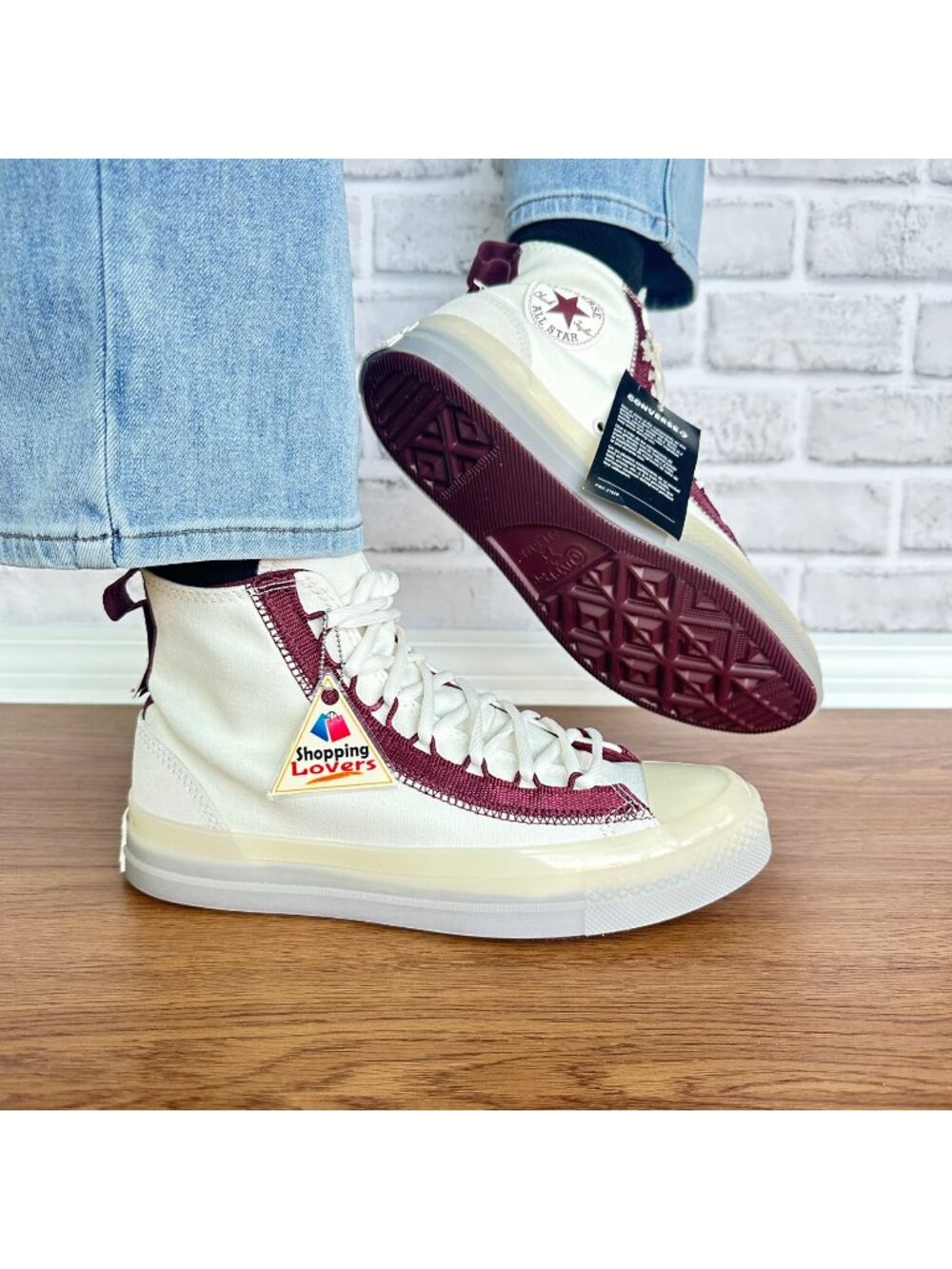 ⭐Converse Chuck Taylor All Star CX Hi Sz 8 Women's Shoes Beige Sneakers A07194C⭐